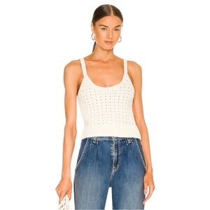 A.L.C. Hadley Knit Tank Cream Size Small NWT Revolve